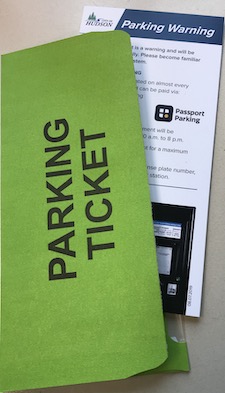 Parking Ticket with Envelope