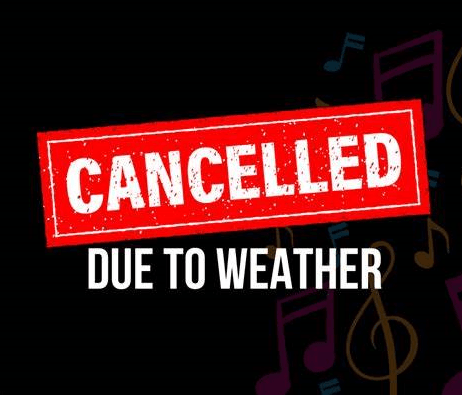 Concert Cancelled